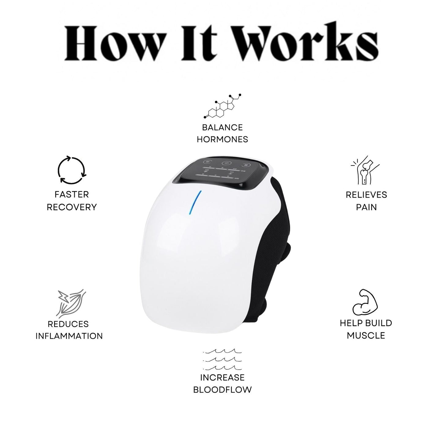 Knee Massager with Heat Therapy