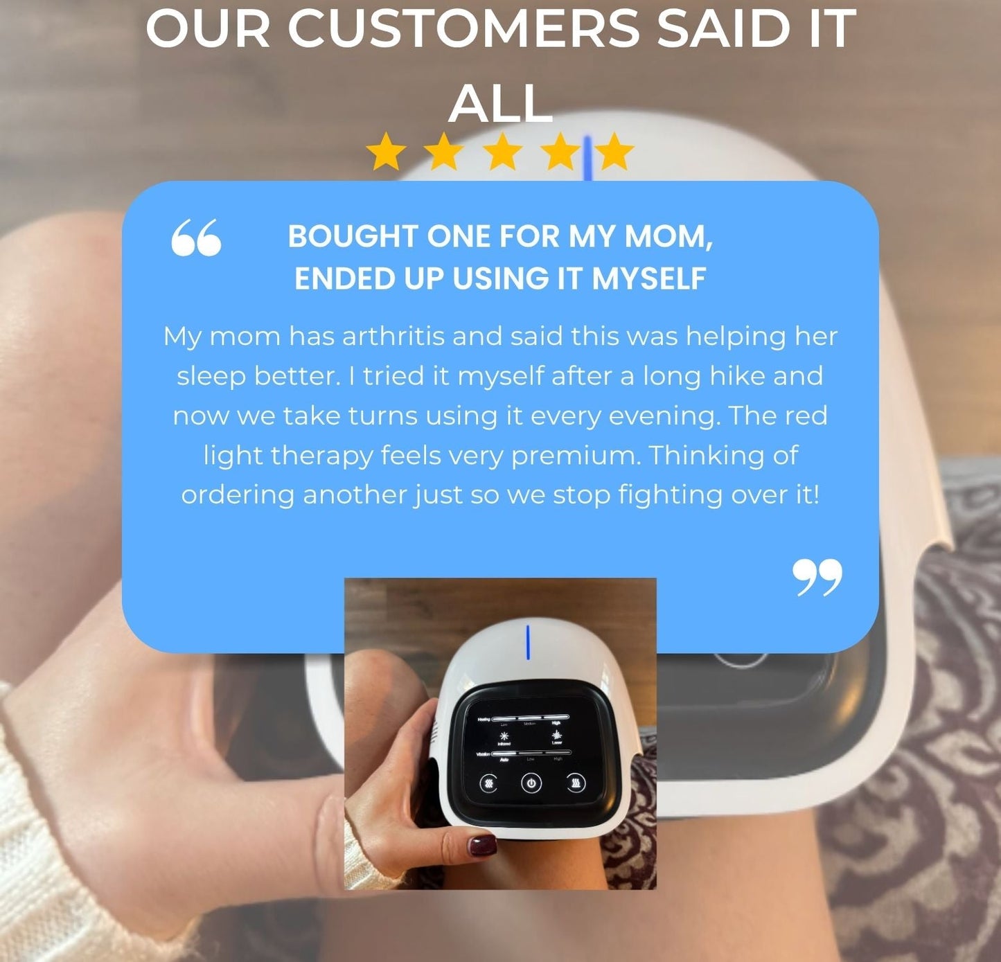 Knee Massager with Heat Therapy